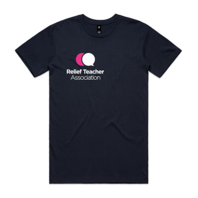 Relief Teacher Association Logo Reverse Tee Thumbnail